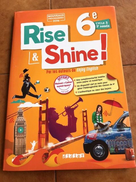 Livre d'Anglais Rise Shine 6ème
11 Strasbourg (67)