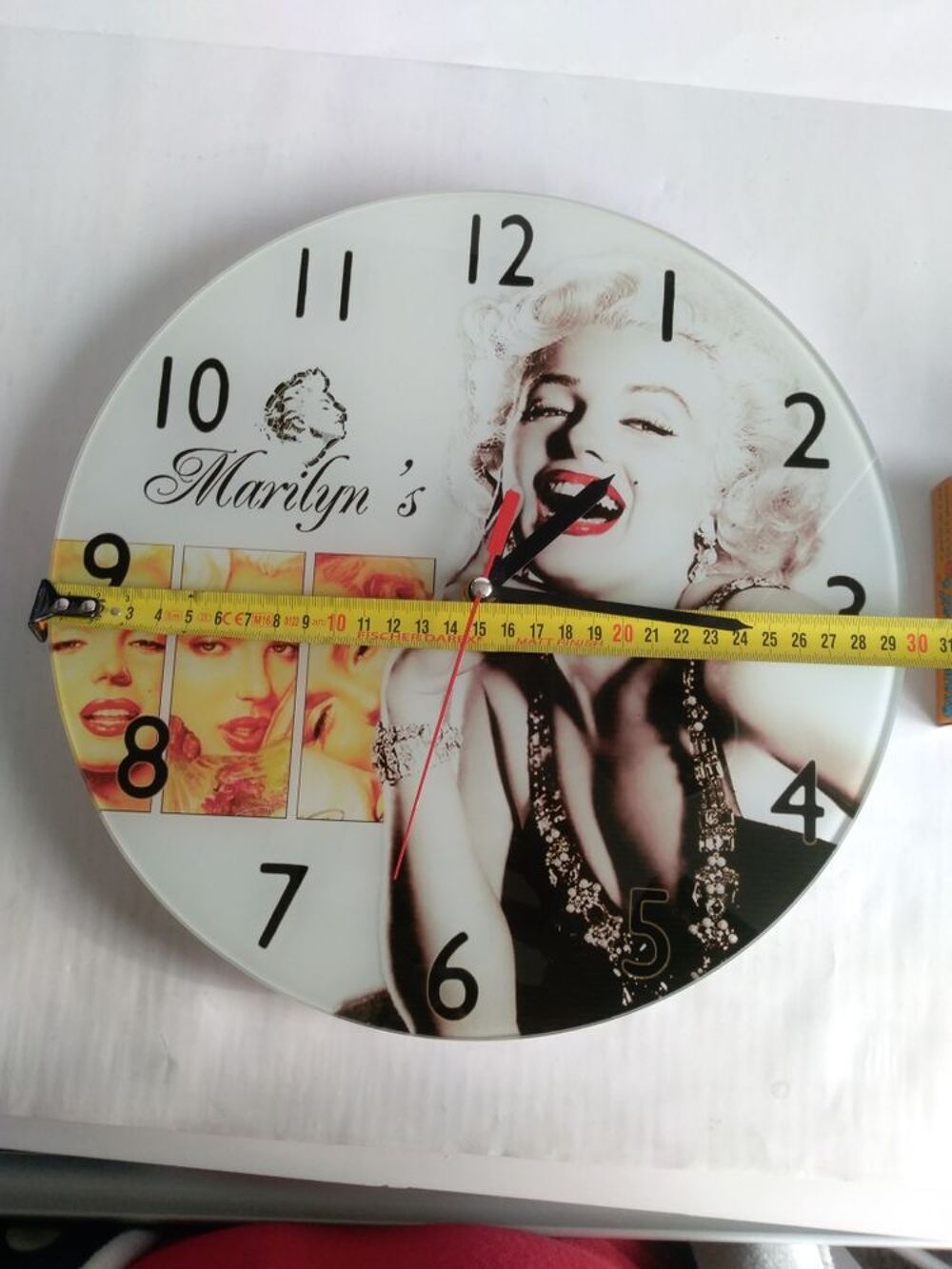Horloge Marilyn Monroe Décoration