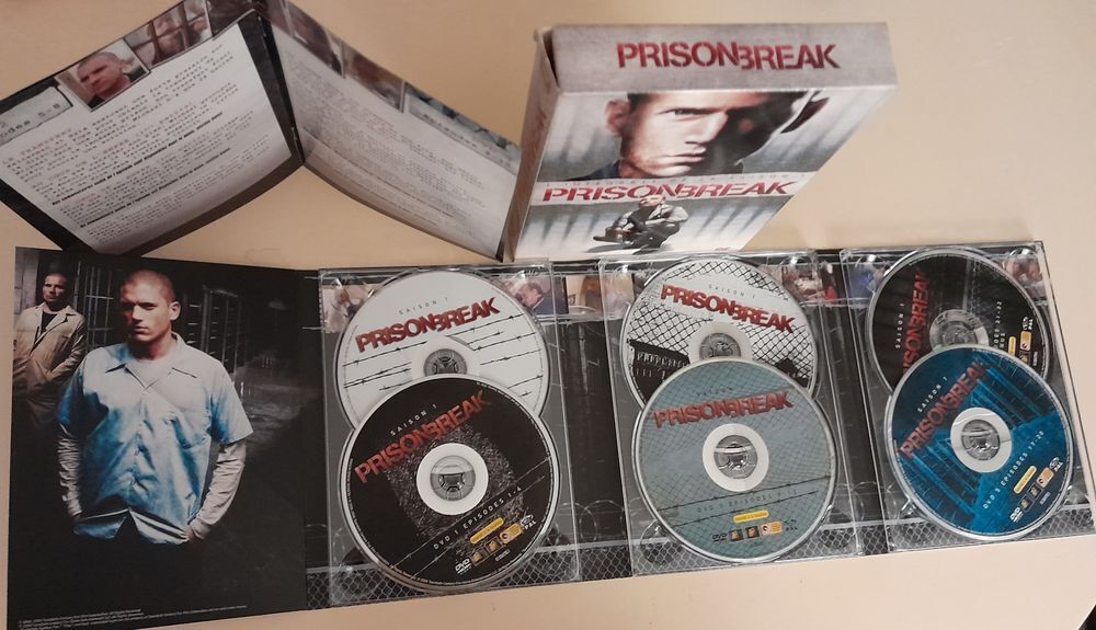 PrisonBreak - Int&eacute;grale saison 1 DVD et blu-ray
