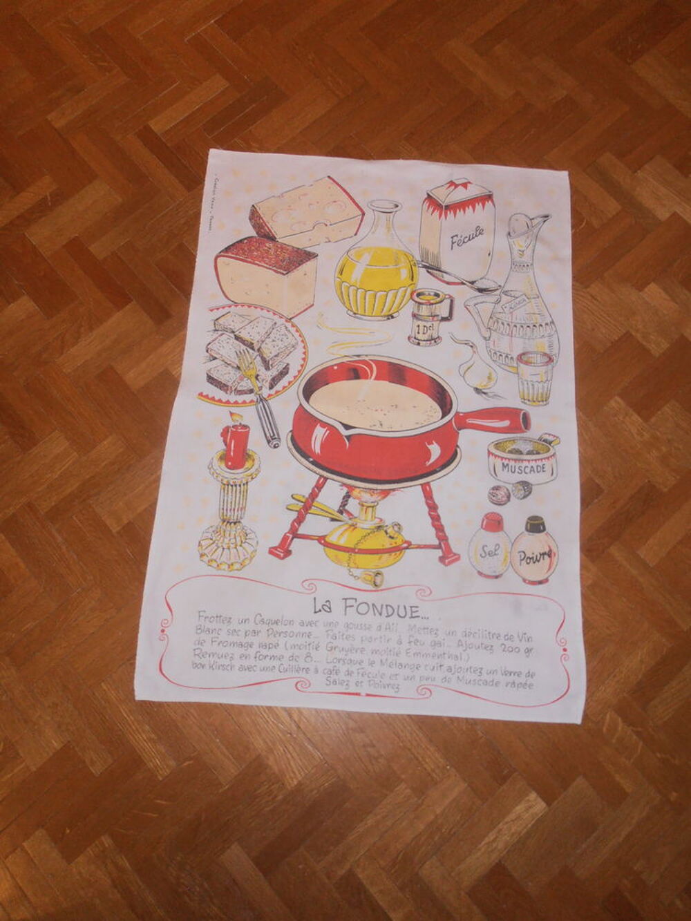 Torchon &quot;La fondue&quot; (81) Cuisine