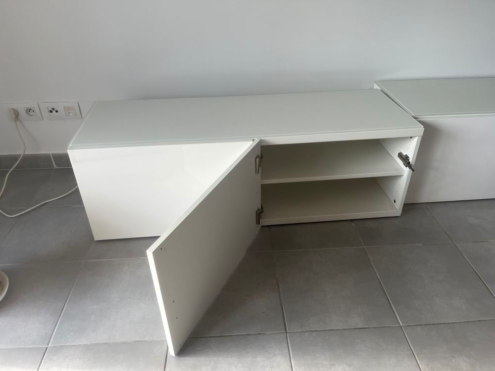 Meuble blanc tv ou rangement Meubles