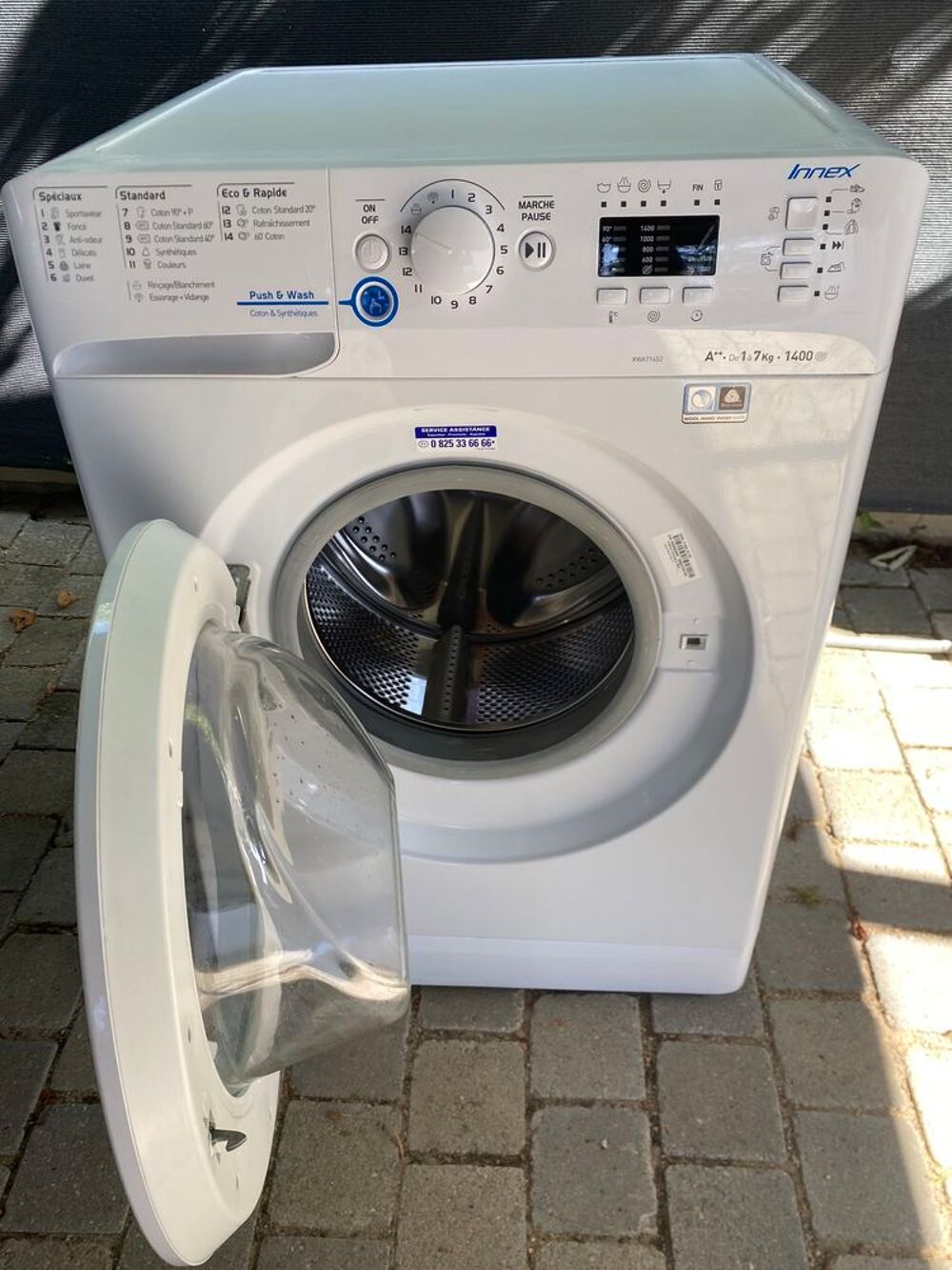 Lave-linge Indesit 7 kg - 1400 tr/min - Tr&egrave;s bon &eacute;tat Electroménager