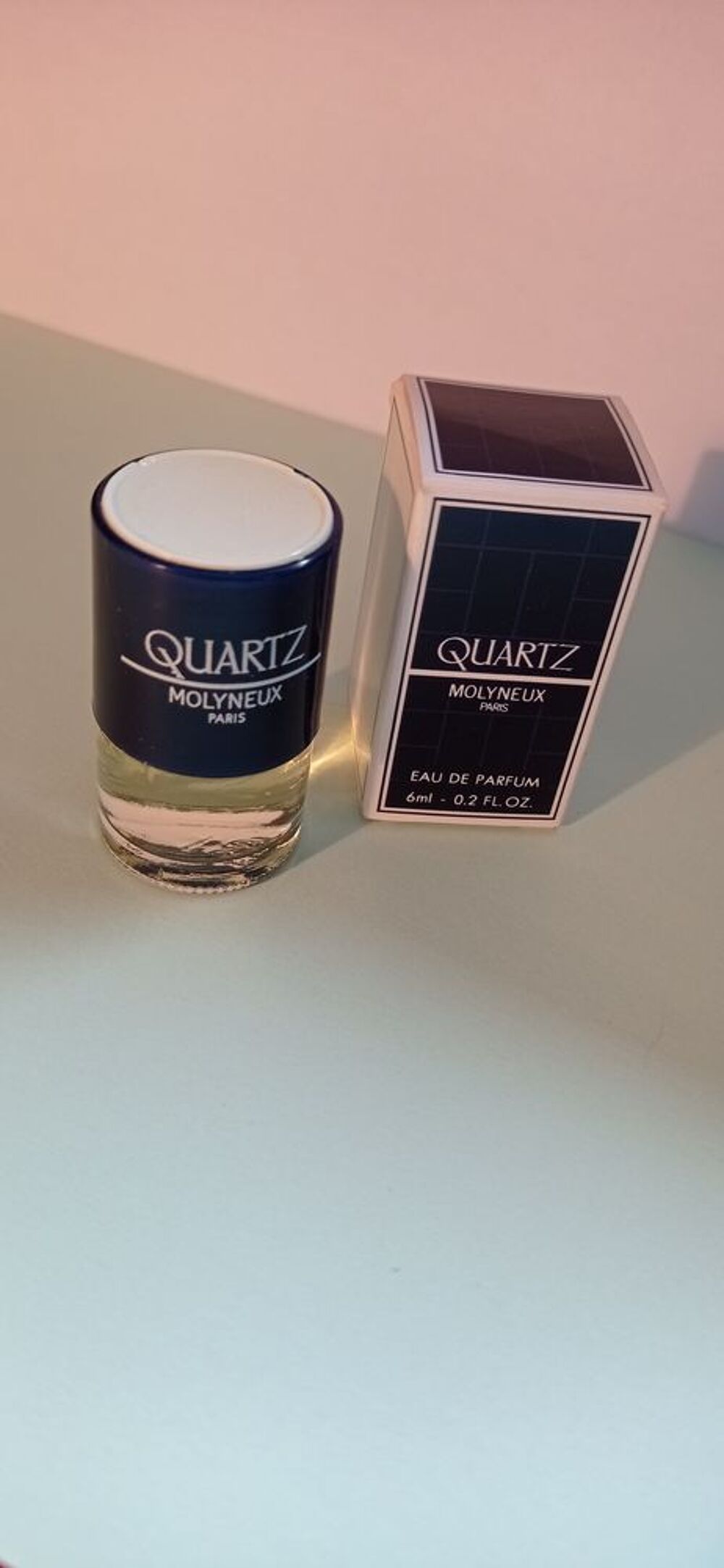 Miniature de parfum de collection Quartz de Molyneux 