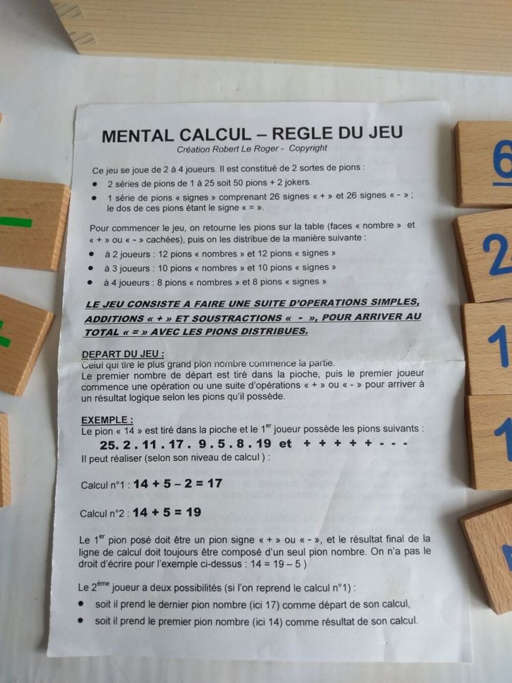 Calcul Mental Jeux / jouets