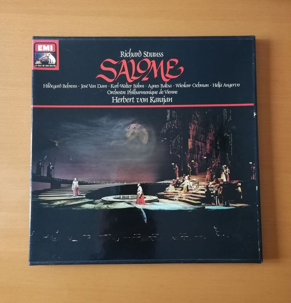 Coffret 2 LPs Richard STRAUSS : Salom&eacute; - EMI 2C167-029208/9 CD et vinyles