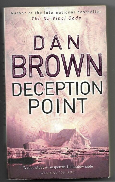 Dan  Brown - Deception point en VO anglaise 4 Jussey (70)