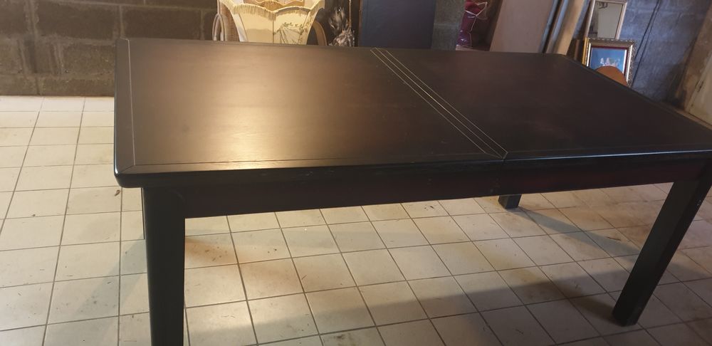  Table rectangulaire et rallonge en bois Meubles