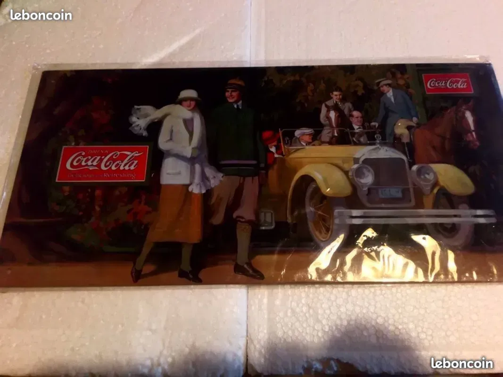 PLAQUES EN FER DECO COCA / BERGER / NO SMOKING / 
WELCOME 