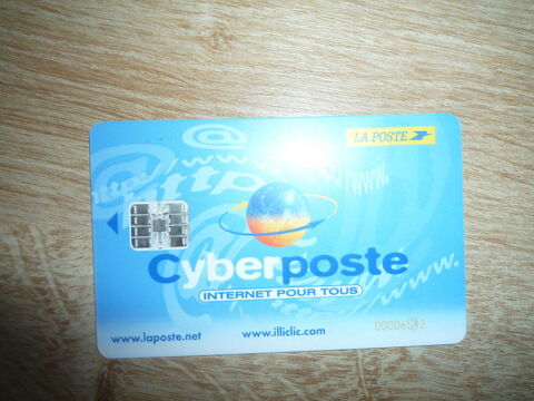 Télécarte occasion CYBERPOSTE internet pour tous 2 Agde (34)