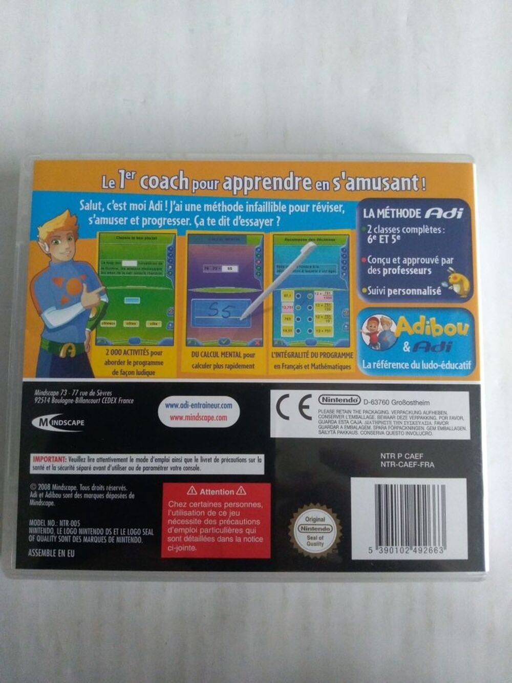 Adi l'entra&icirc;neur 6 et 5 &egrave;me Consoles et jeux vidéos