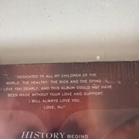 box 3 vinyles couleurs Michael Jackson History 109 Sarraltroff (57)