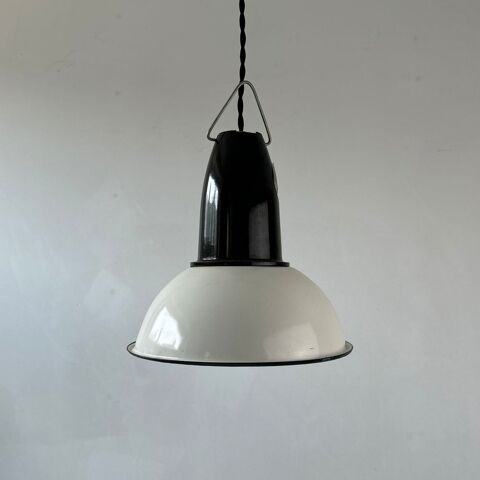 ANCIENNE PETITE SUSPENSION EMAILLEE INDUSTRIELLE 75 Lille (59)