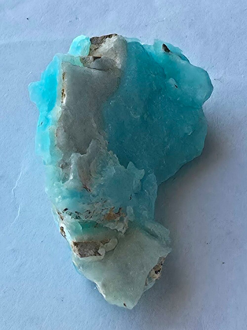 H&eacute;mimorphite Bleue du Congo-Collection Personnelle-21g 
