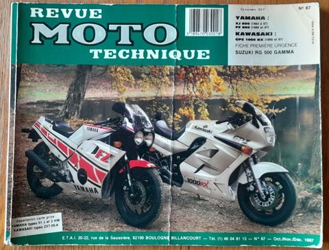 Revue Moto Technique N.67 - Yamaha FZ 600, XJ 600 - Kawazaki 20 Collonges-sous-Sal�ve (74)
