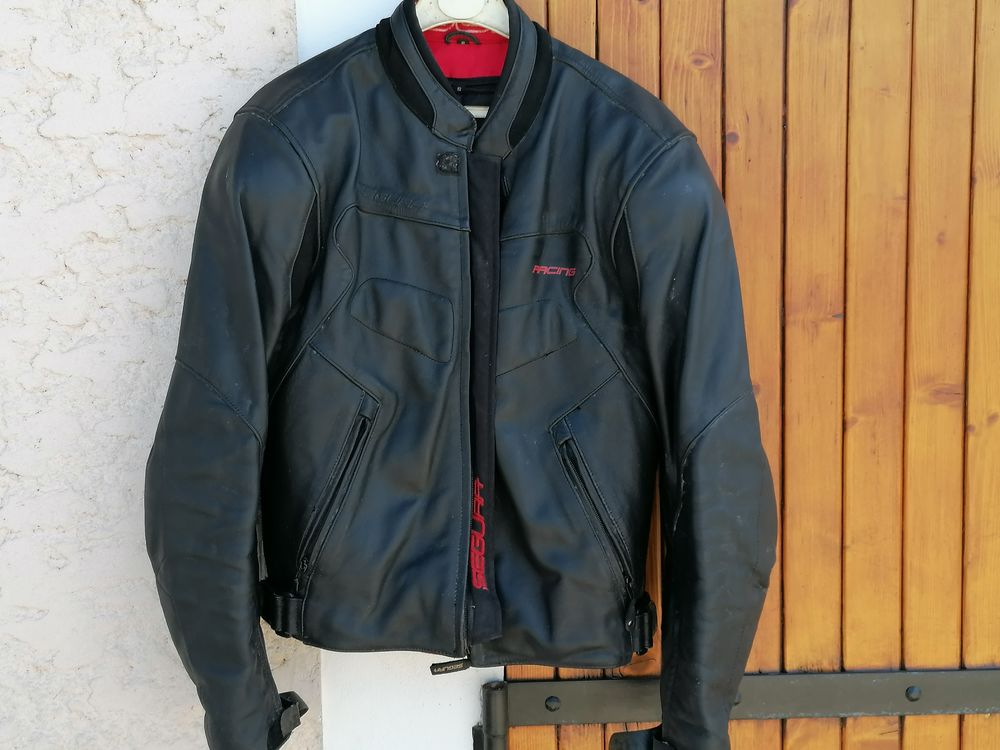 2 blousons cuir moto homme Vtements