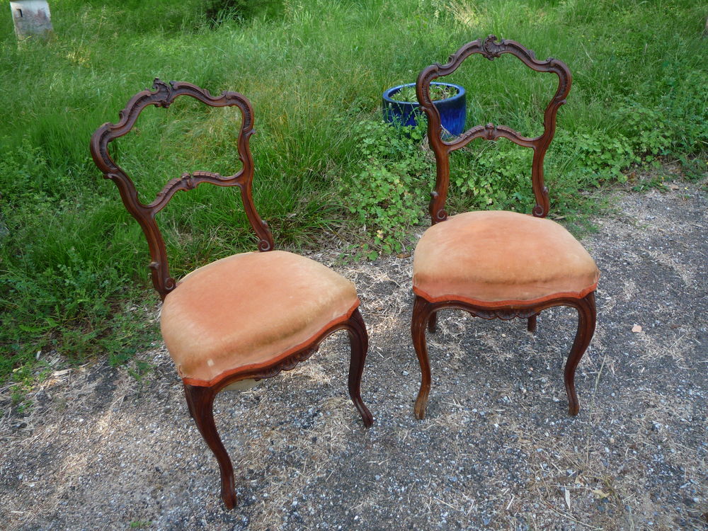 Paire de chaises Napol&eacute;on III Meubles