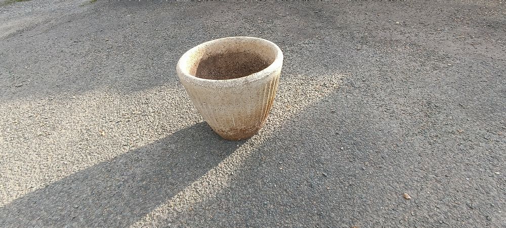 Pot de fleurs en gr&egrave;s Jardin