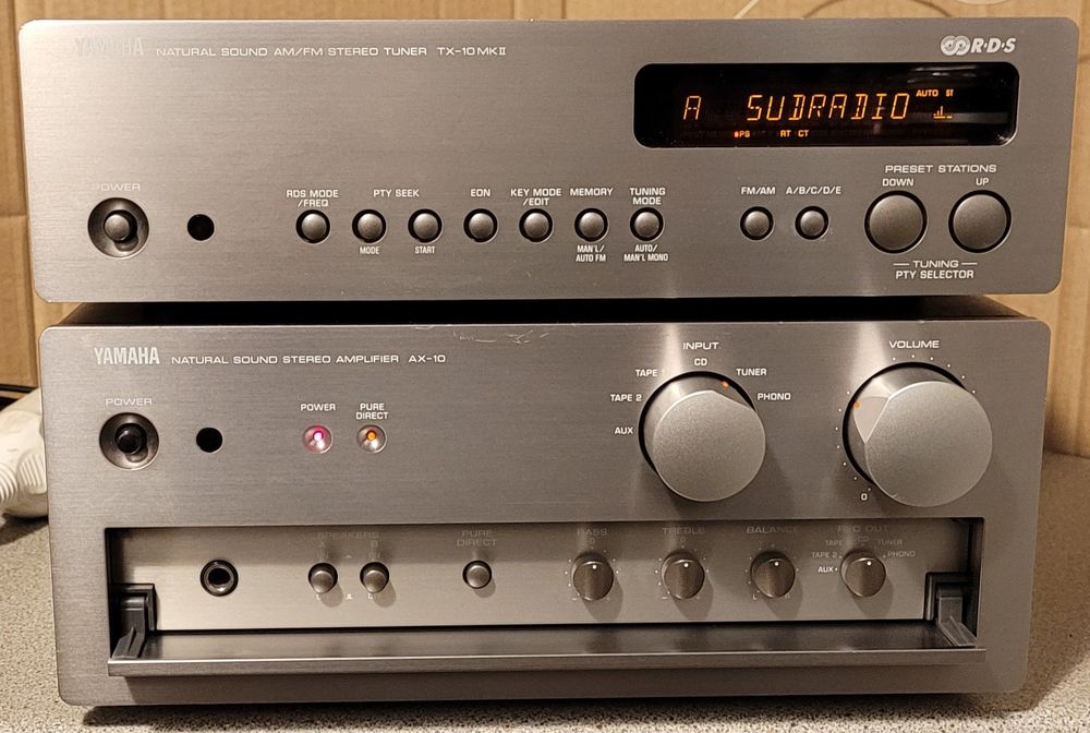 YAMAHA AX-10 &amp; RDS TX-10MK II Audio et hifi