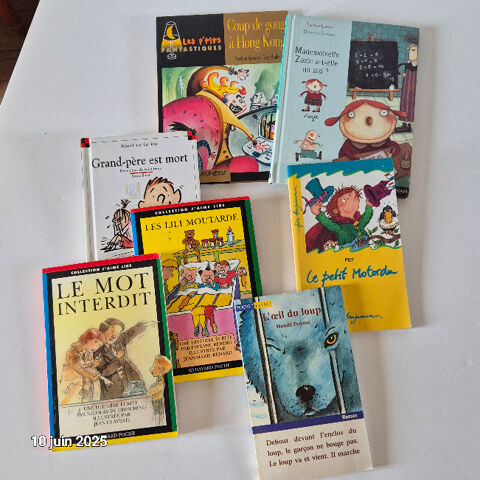 Lot de 7  livres pour enfants de 6 � 8 ans, 5 Saumur (49)