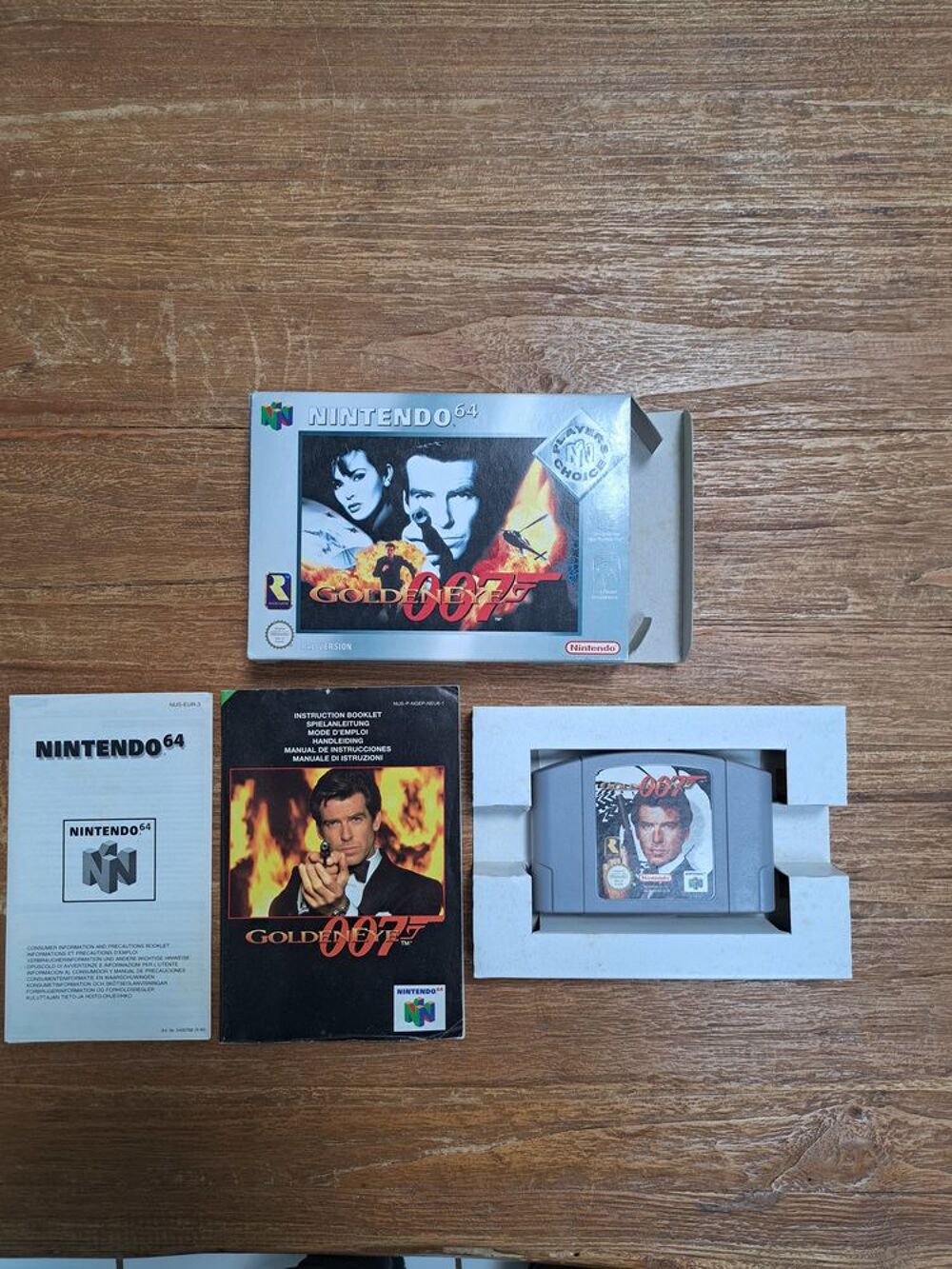 Jeu N64 GoldenEye complet en bo&icirc;te Consoles et jeux vidéos