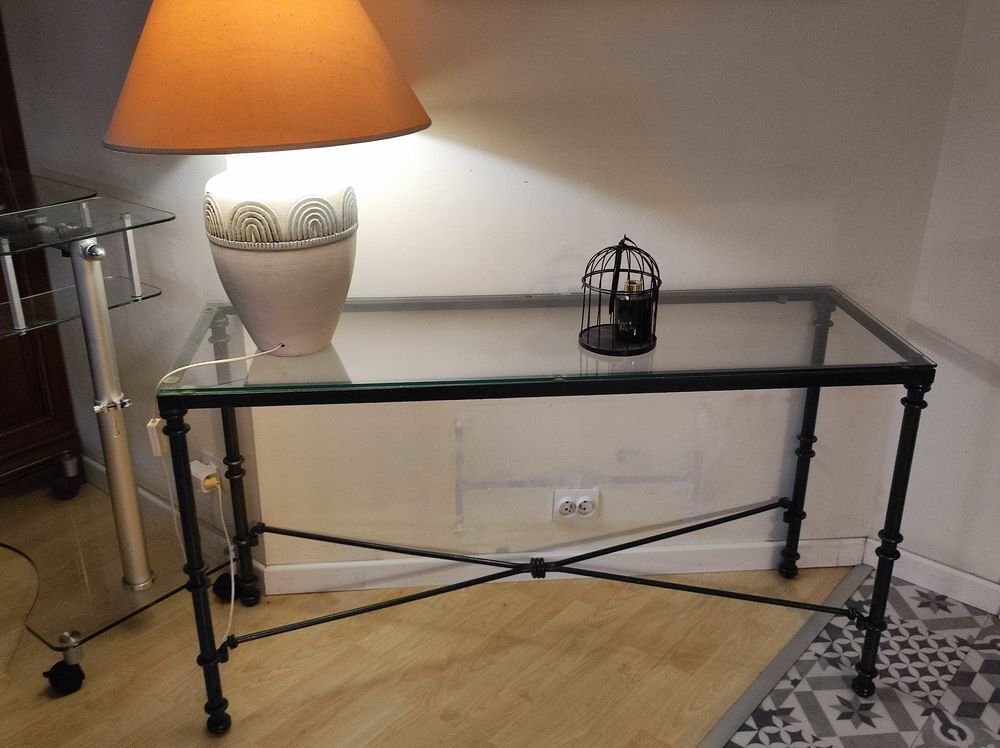 jolie console en verre Meubles