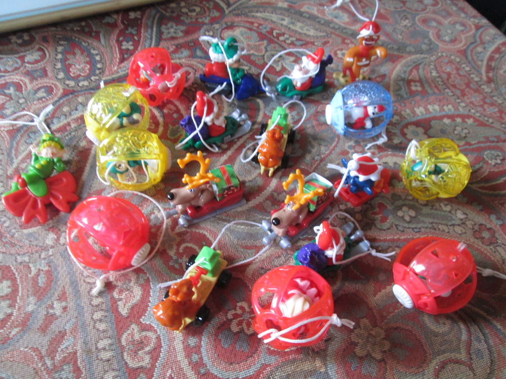 Lot petits objets d&eacute;coratifs de No&euml;l Décoration