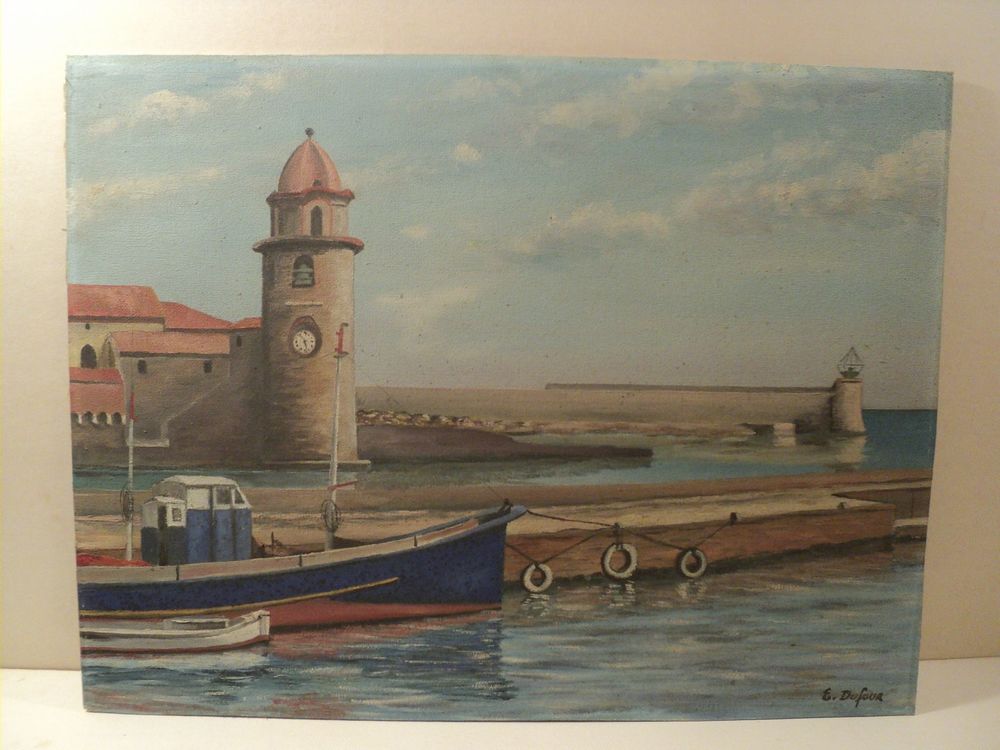 Tableau Marine Paysage Marin Phare de Collioure Dcoration