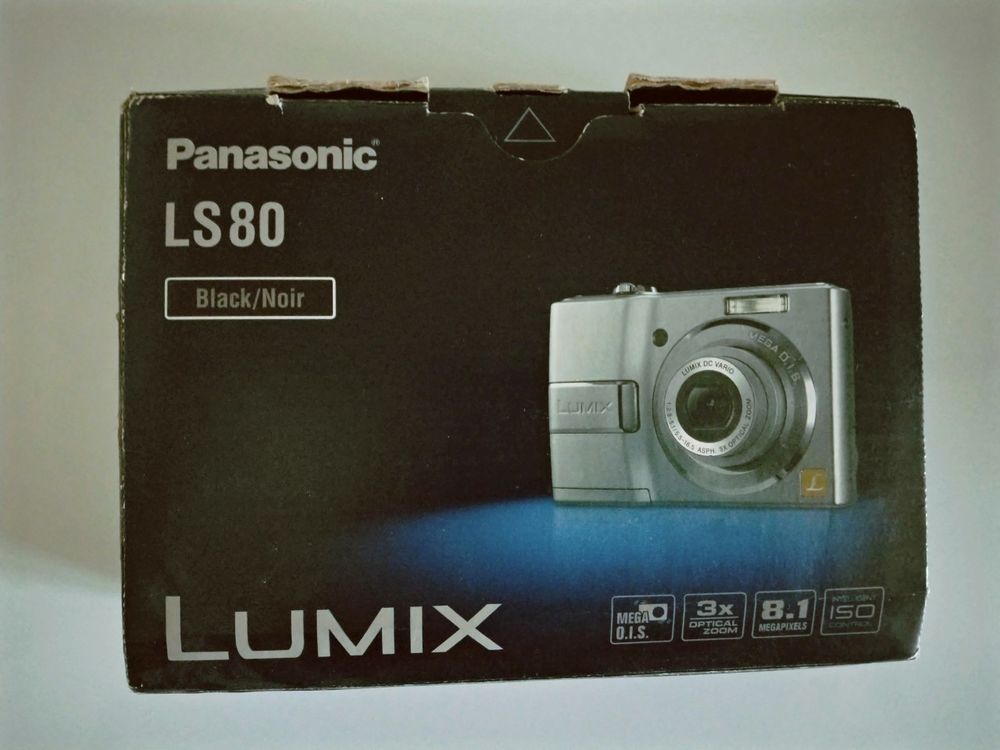 Panasonic Lumix DMC-LS80 (Black) Photos/Video/TV