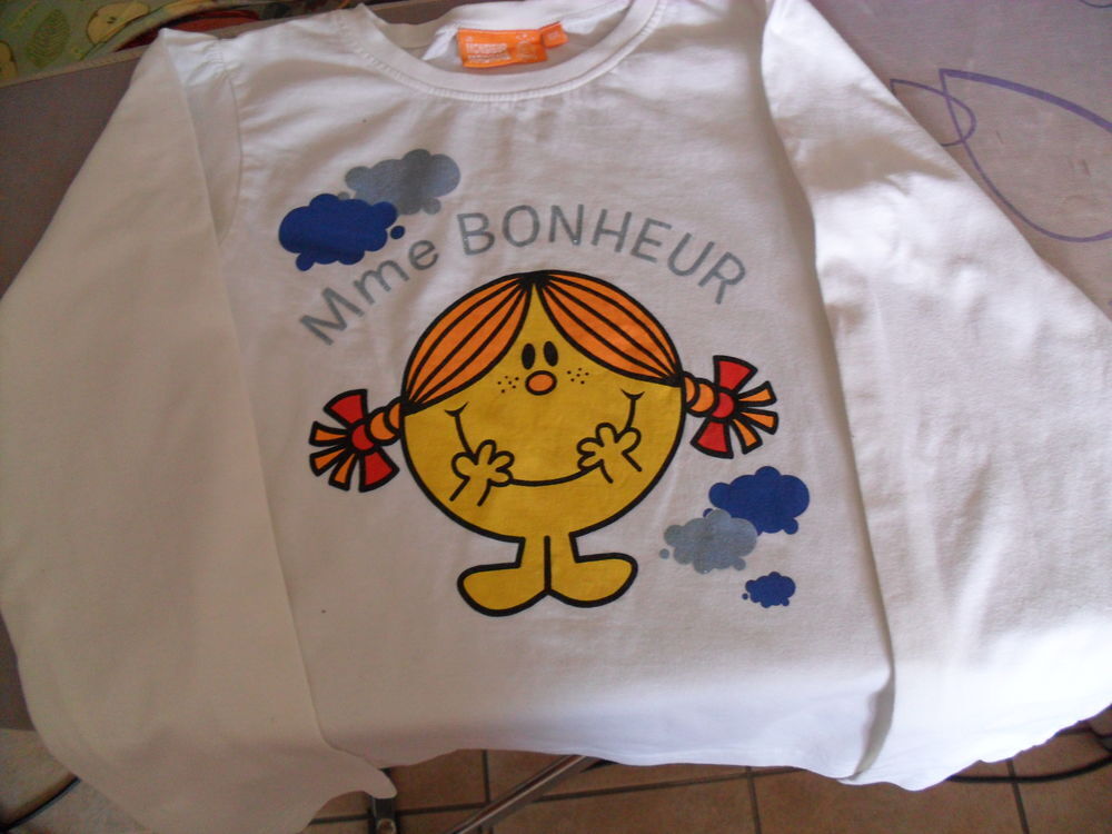 t-shirt manches longues Mme BONHEUR 10 ans Vtements enfants