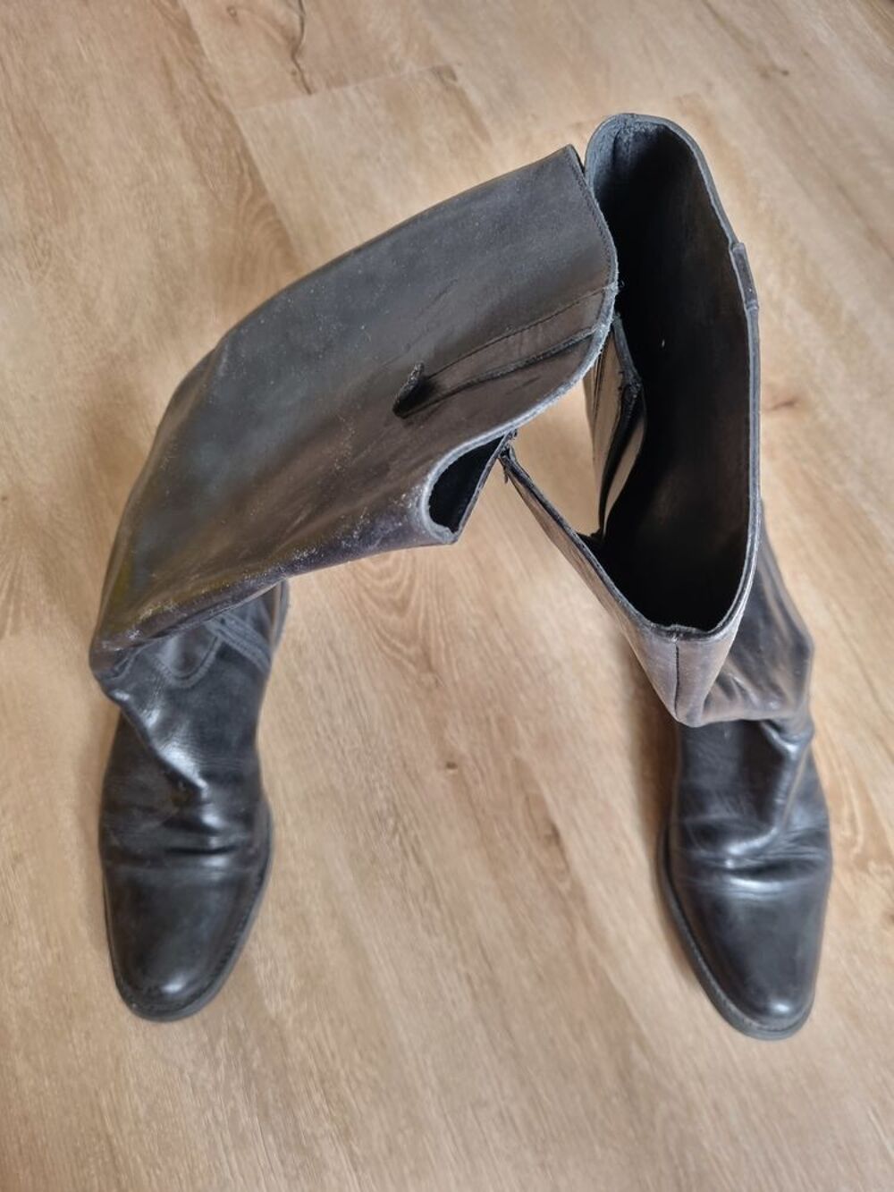 Bottes en cuir Chaussures