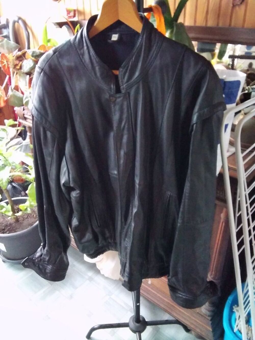 blouson homme cuir v&eacute;ritable Vtements