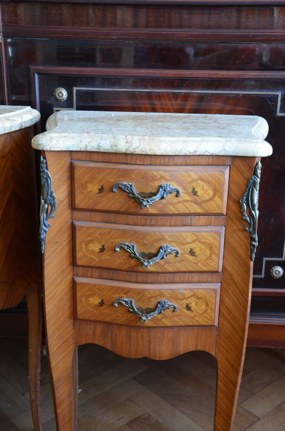 Paire de Tables de Chevet Napol&eacute;on III Meubles