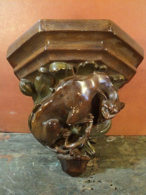 Sculpture Console Applique Style Mdival Chimre Dragon. 50 Loches (37)