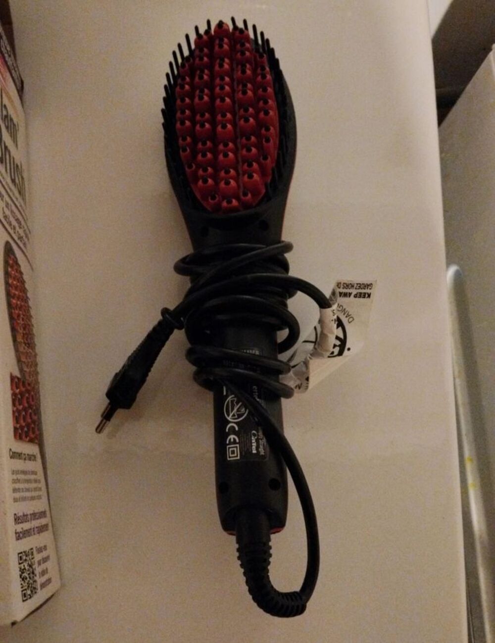 Brosse lissante et chauffante c&eacute;ramique Glam'Brush Electroménager