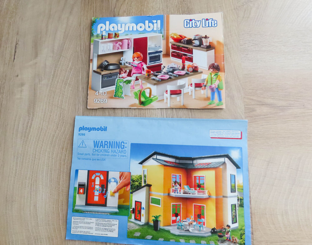 Playmobil Citylife la maison moderne enti&egrave;rement meubl&eacute;e 
Jeux / jouets