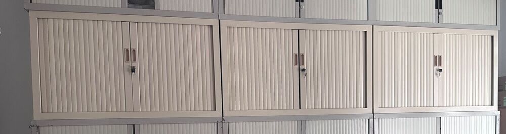 Lot de 3 rehausses d'armoire de bureau couleur Beige Meubles