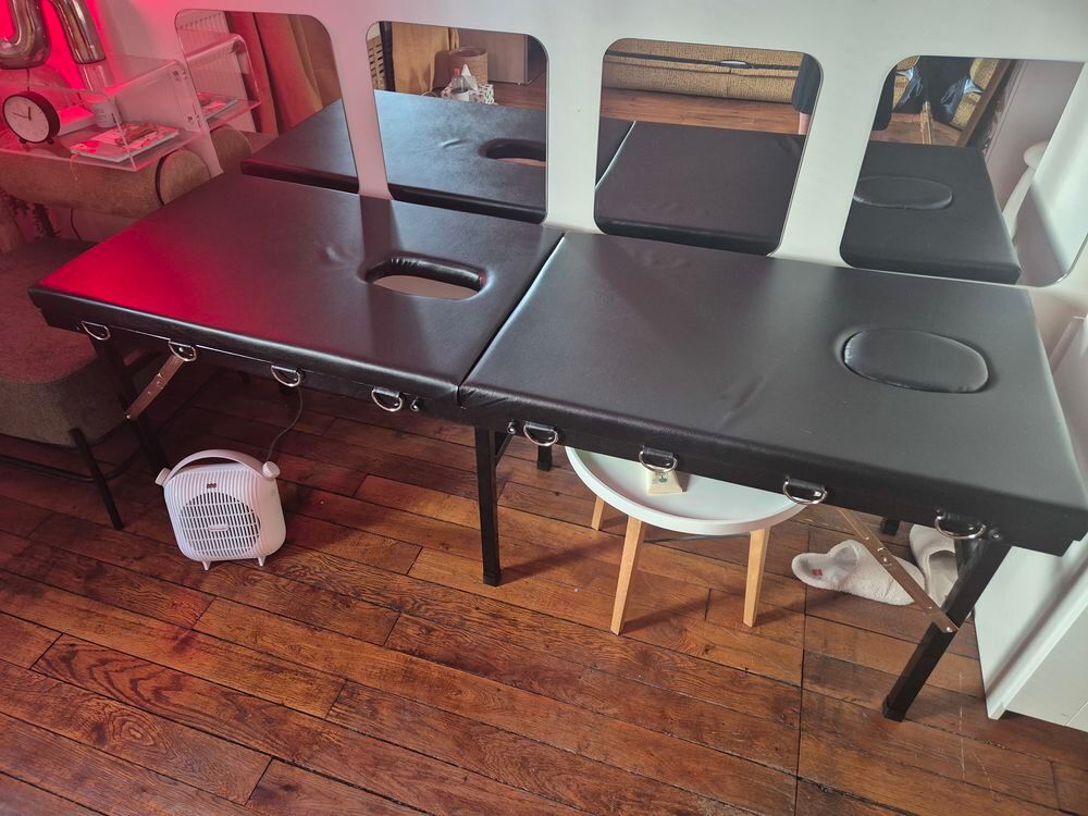 Table massage bandage, bdsm, milking table Meubles