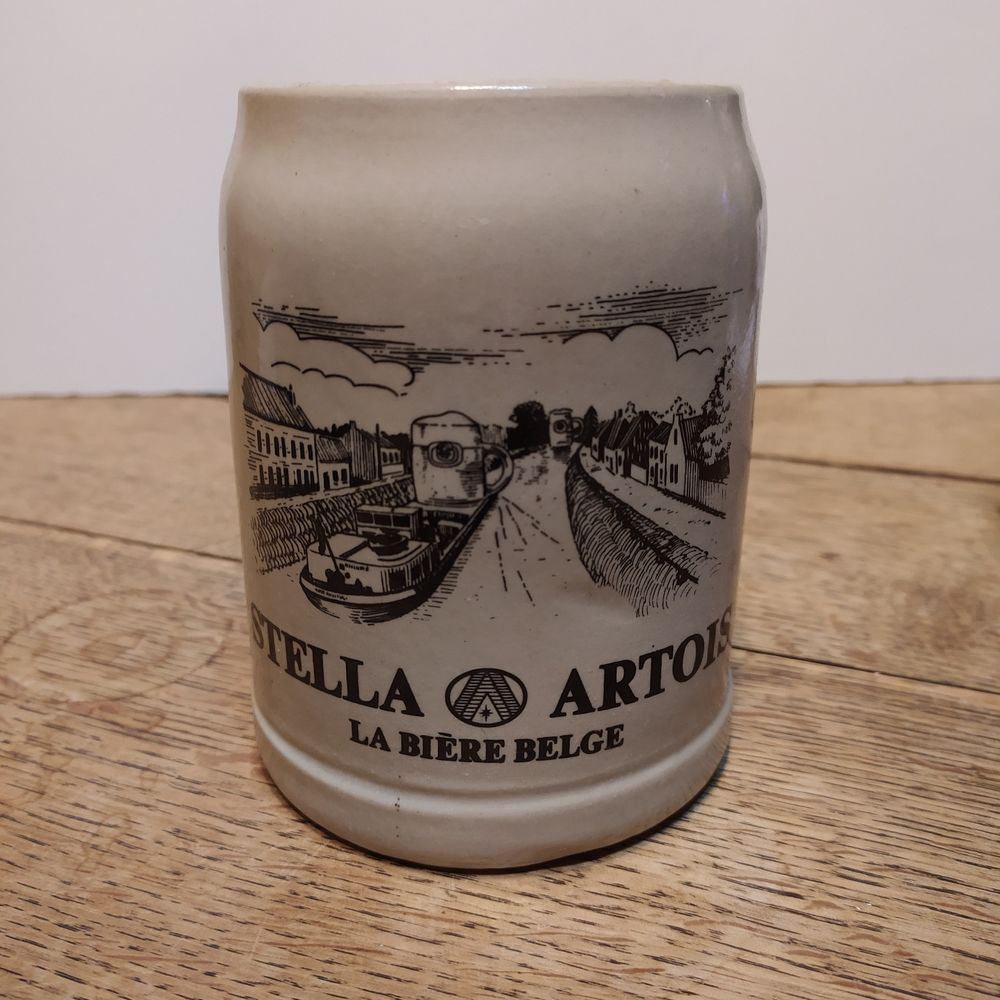 Chope 50 cl Stella Artois en Gr&egrave;s 