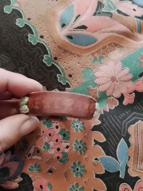 bracelet en cuir marron/Vert Bertrand vintage ann�es 80 enfants. 7 Carqueiranne (83)