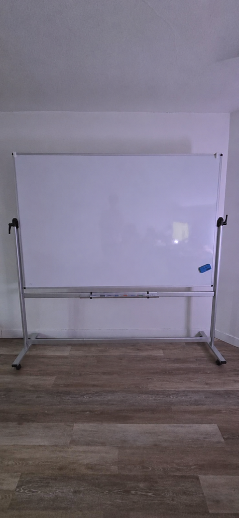 Tableau blanc magnétique VIZ-PRO 180x120 cm double face sur 90 Massy (91)