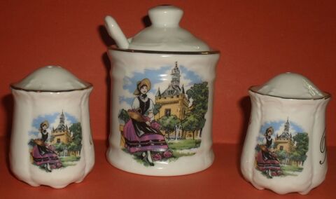 Service Sel Poivre Moutarde en Porcelaine 25 Montreuil (93)