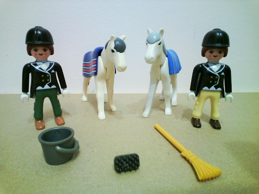 Le soin des chevaux Playmobil Jeux / jouets