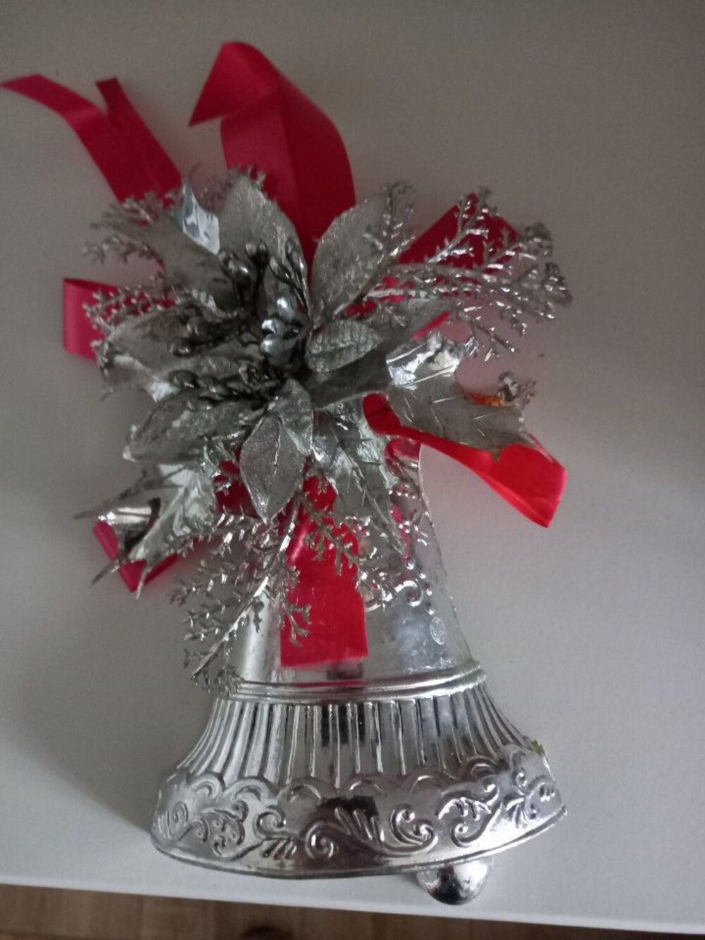 lot d&eacute;coration no&euml;l couleur argent Décoration
