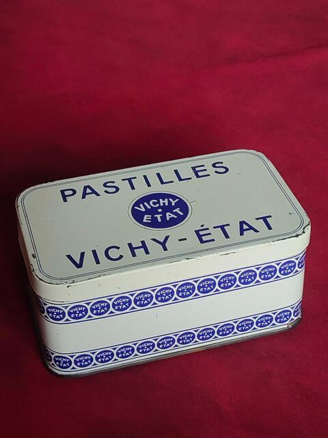 Ancienne boite de pastilles de vichy vide pour collectionneur (n7) 5 Avermes (03)