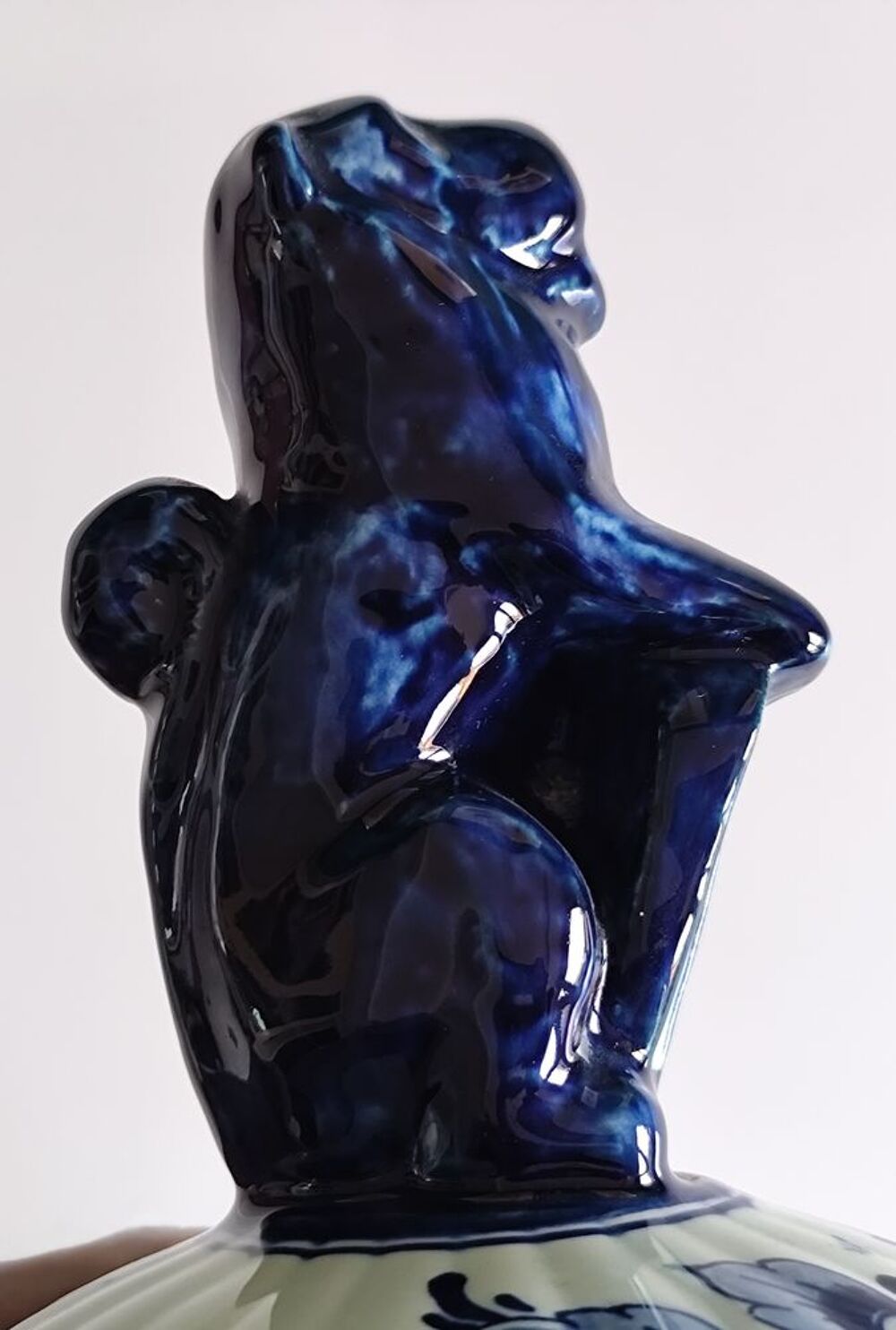 Grande potiche 55 cm en fa&iuml;ence de delft royal goedewaagen Décoration