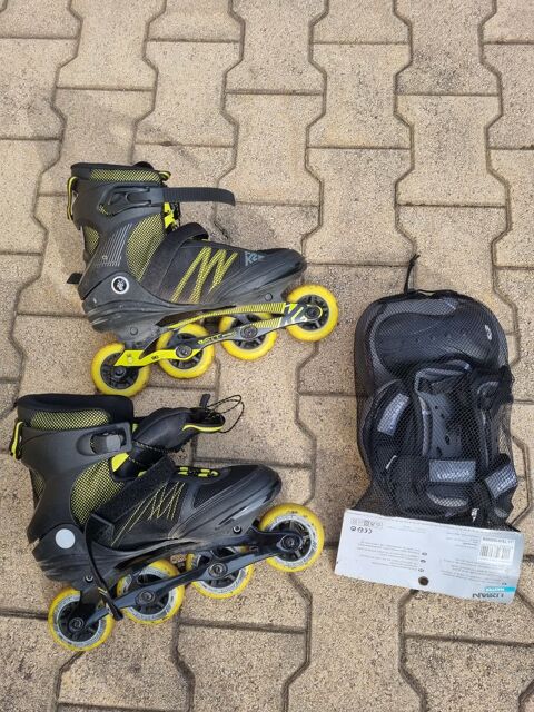 Rollers K2 taille 44 et protections adultes Alès (30)