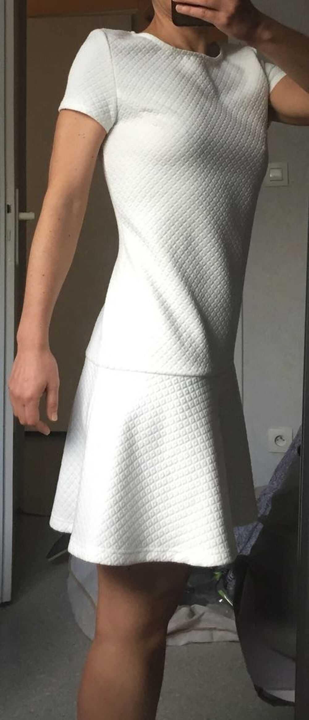 Robe blanche Promod - Taille 36 Vêtements