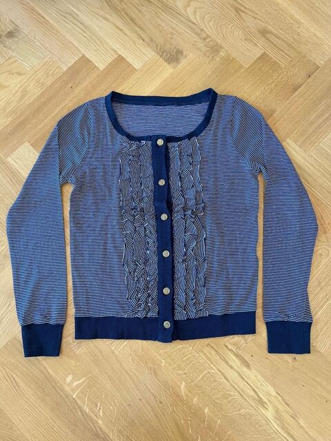 Chemisier ''CAMA�EU'' T.38/40, Rayures Marine 4 Paris 19 (75)