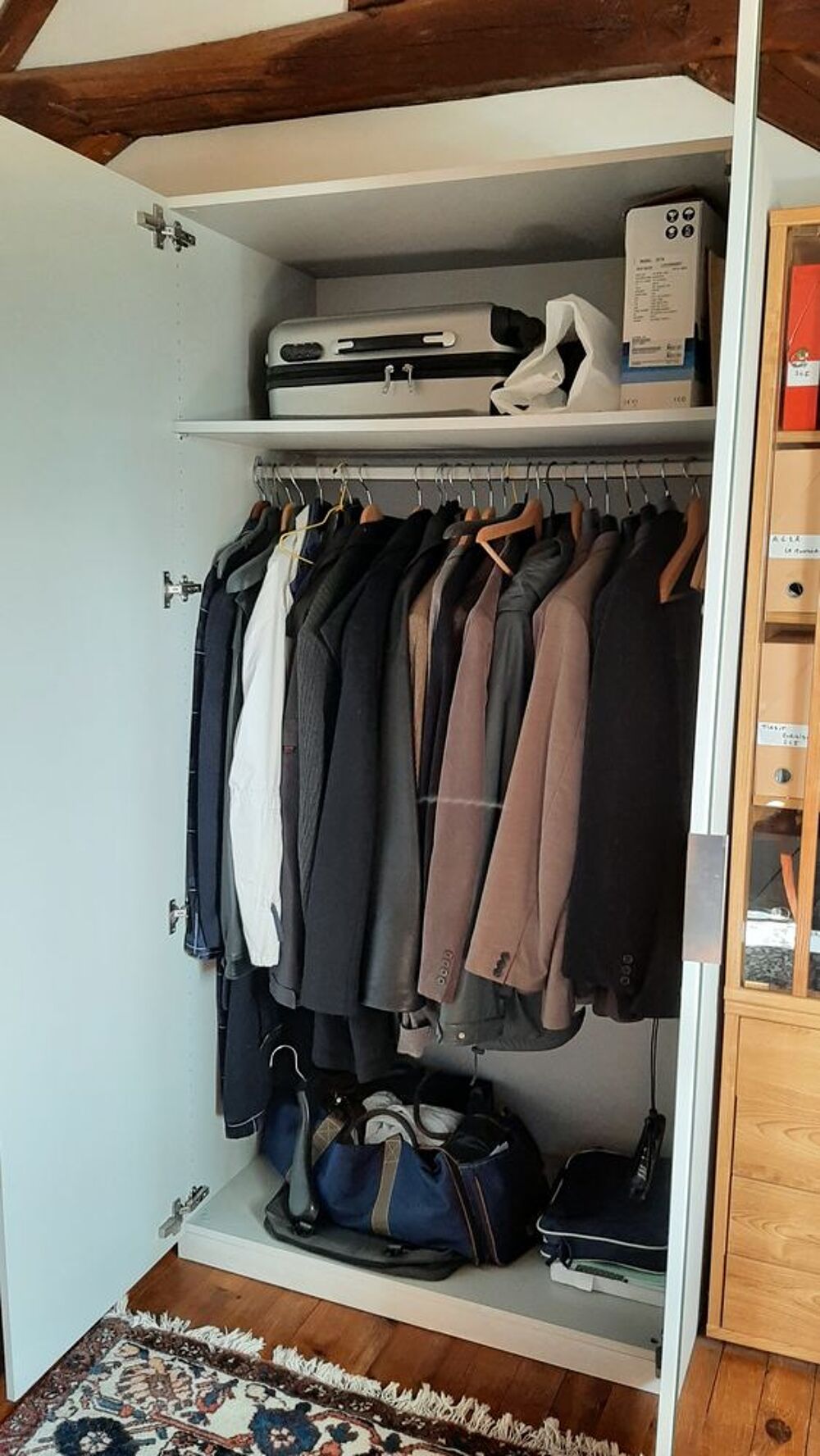 Armoire penderie portes miroir Meubles