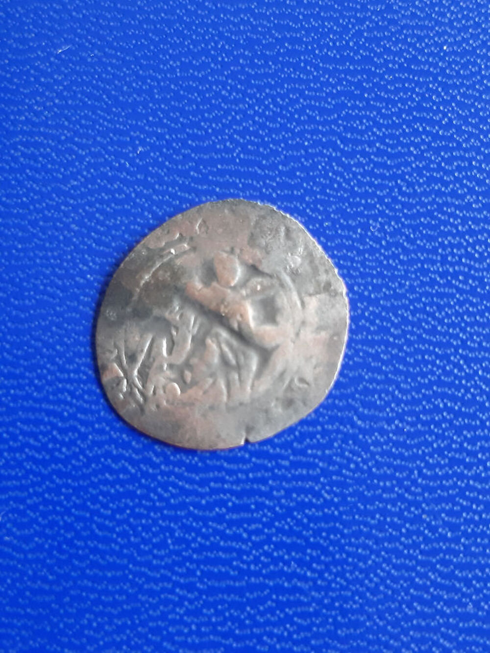 1467-78 hardi Louis XI en argent La Rochelle 